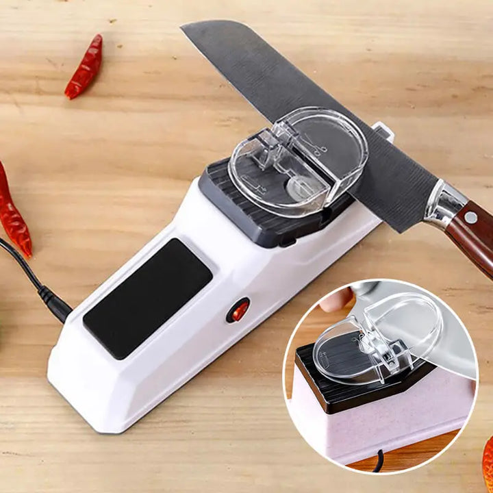 Electric Knife Sharpener – 5-Second Fast Sharpening & Polishing Tool for All Kitchen Knives