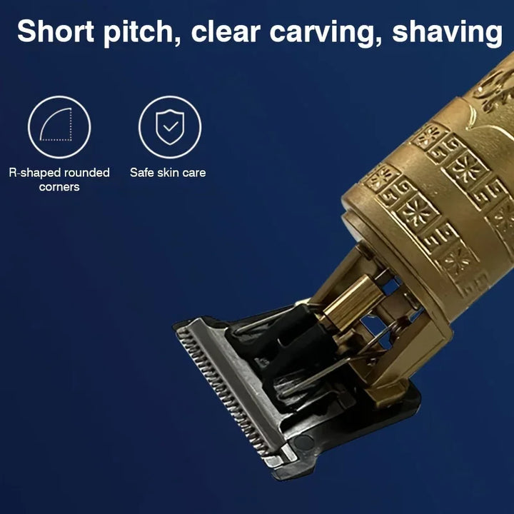 T9 Vintage Electric Hair Trimmer for Men – Rechargeable & Stylish