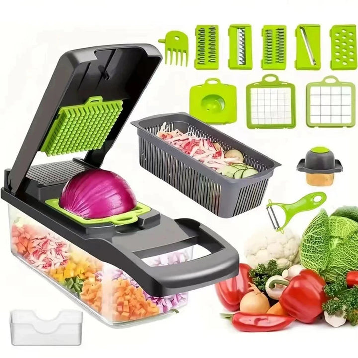 16-in-1 Vegetable Chopper & Slicer for Kitchen Essentials