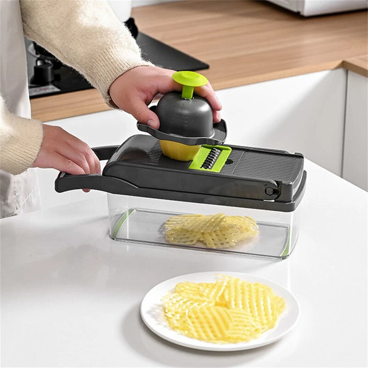 16-in-1 Vegetable Chopper & Slicer for Kitchen Essentials
