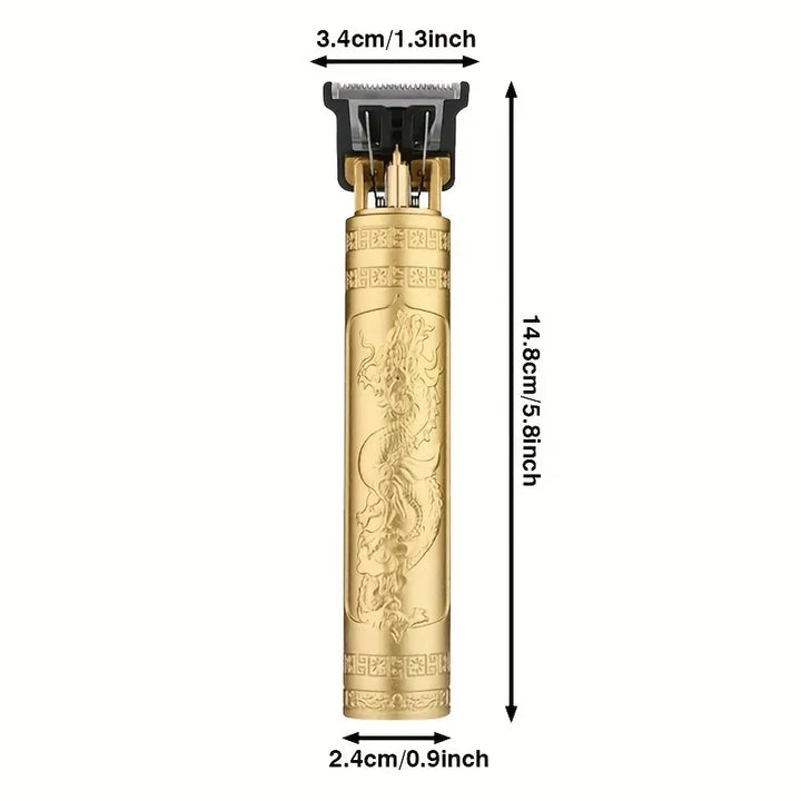T9 Vintage Electric Hair Trimmer for Men – Rechargeable & Stylish