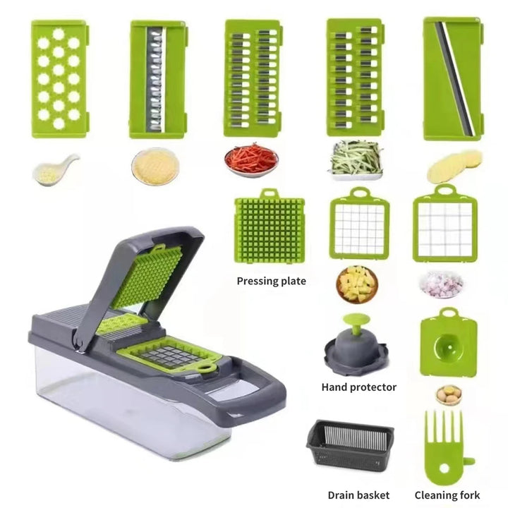 16-in-1 Vegetable Chopper & Slicer for Kitchen Essentials