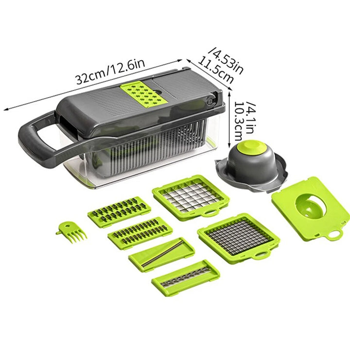 16-in-1 Vegetable Chopper & Slicer for Kitchen Essentials